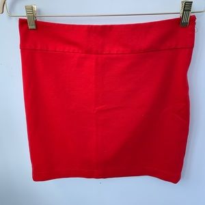 Banana Republic Red Mini Skirt